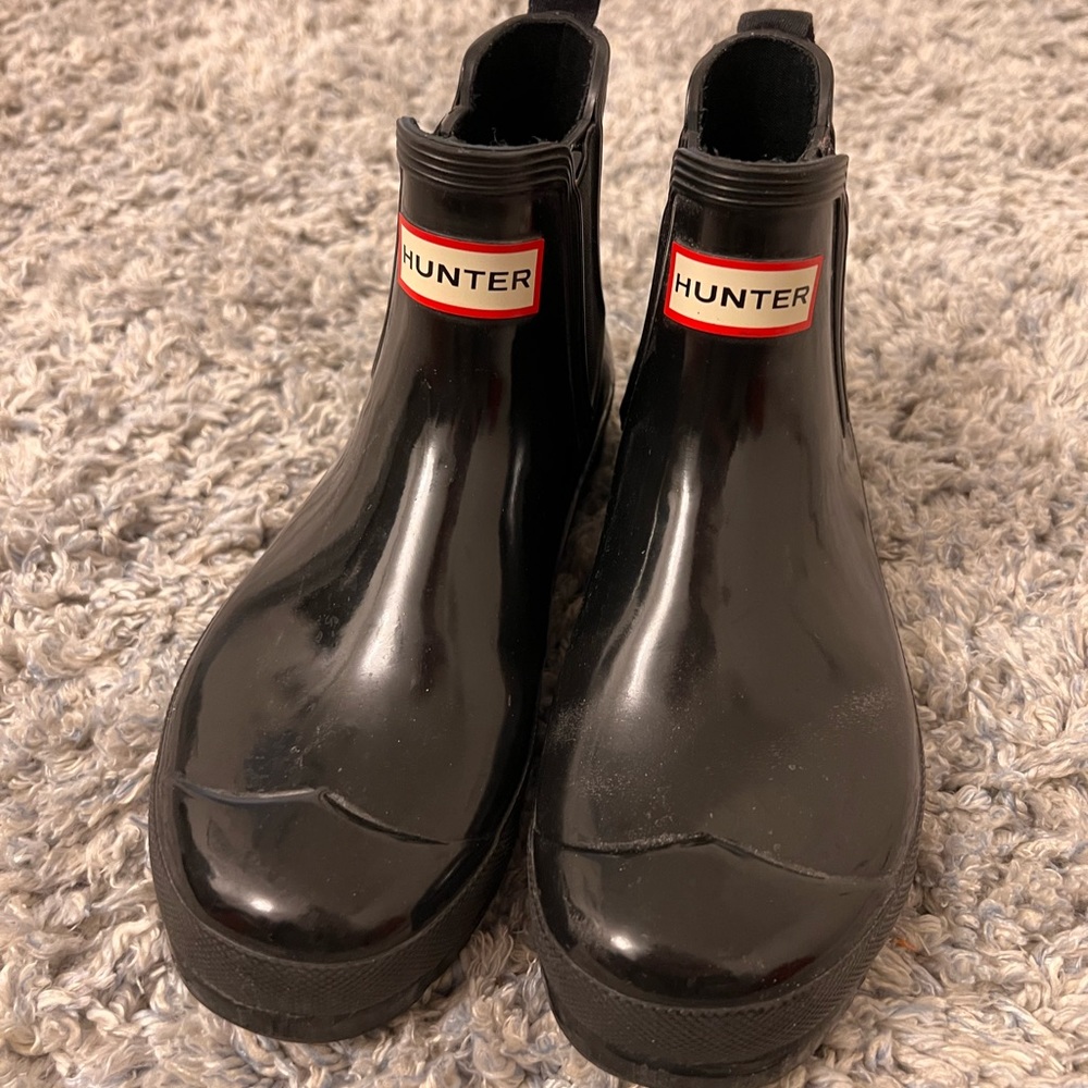 Black Hunter ankle boots - lightly used